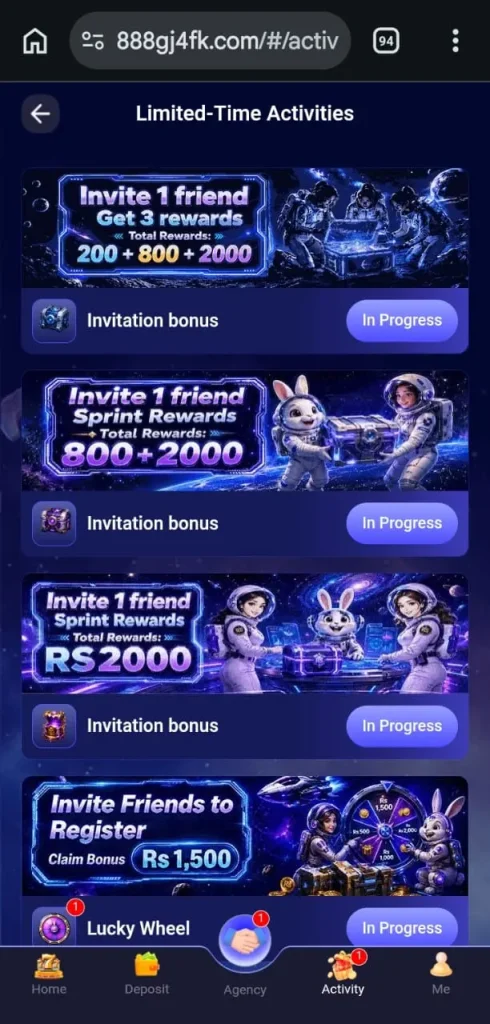 888gj game bonuses
