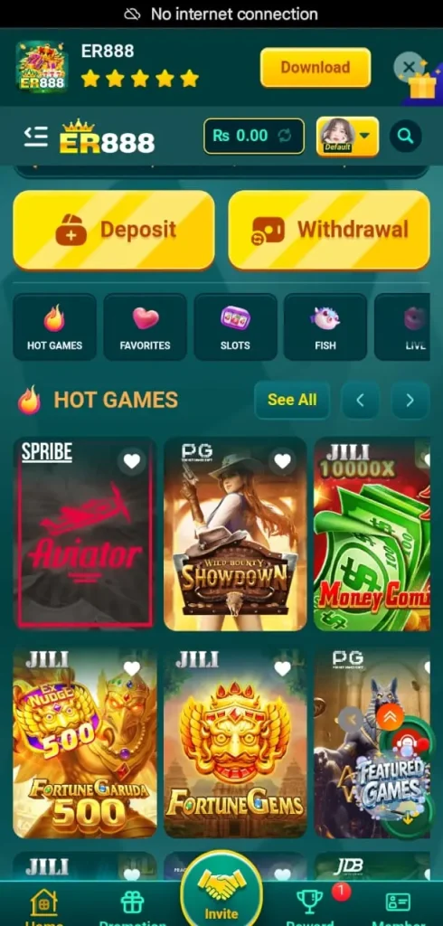 er888 game lobby