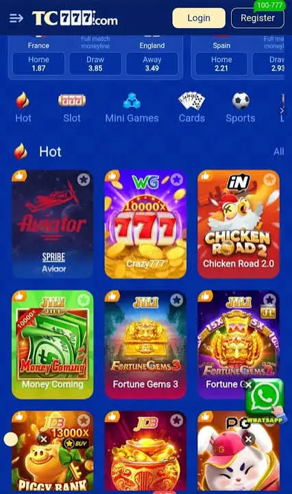 TC777 Game lobby image
